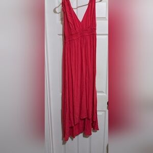 Lark & Ro Vibrant Red Maxi Dress XL NWOT